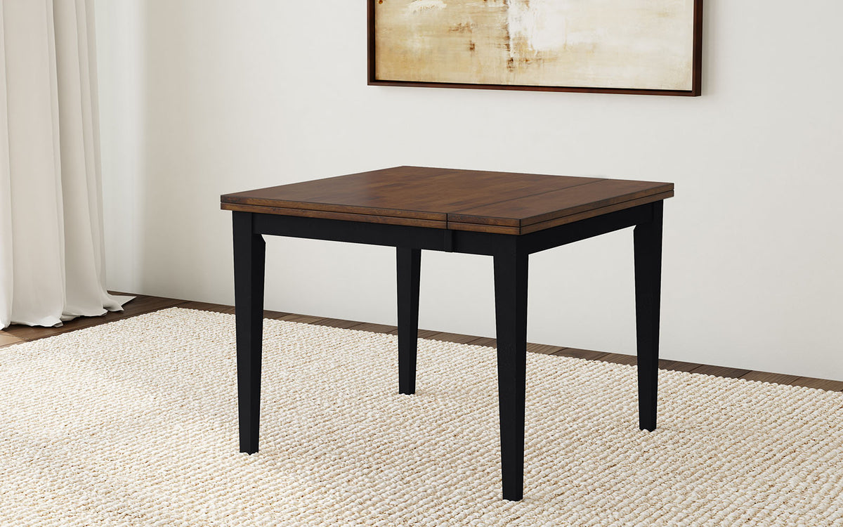Stormy Ridge Chicory and Slate Black Dinette Table