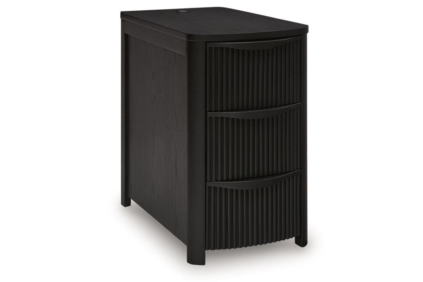 Camdill Power Chairside Table - Black