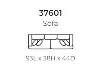 376 Stanton Sofa - Zaftig Dove