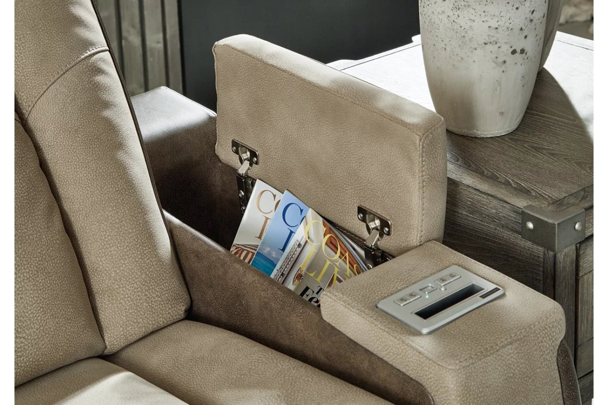 Next-Gen Sand Power Reclining Sofa