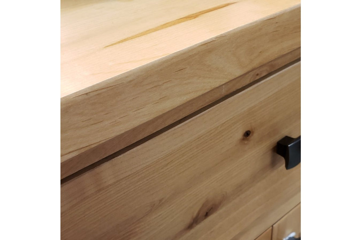 1-Drawer & 2-Door Nightstand - Natural