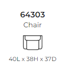 643 Stanton Chair - Lux Pewter