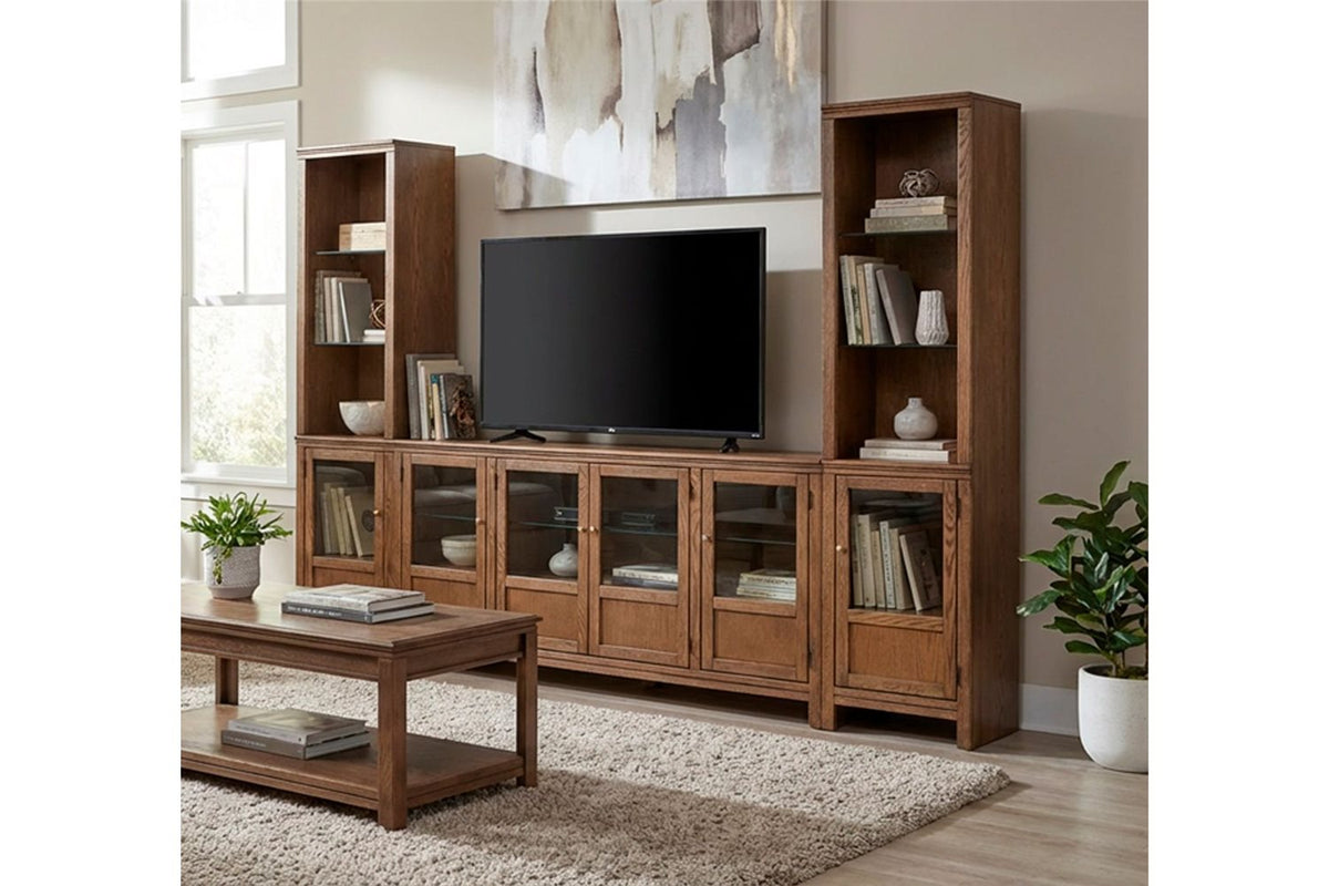 Sandro Brushed Bourbon 66-Inch TV Console