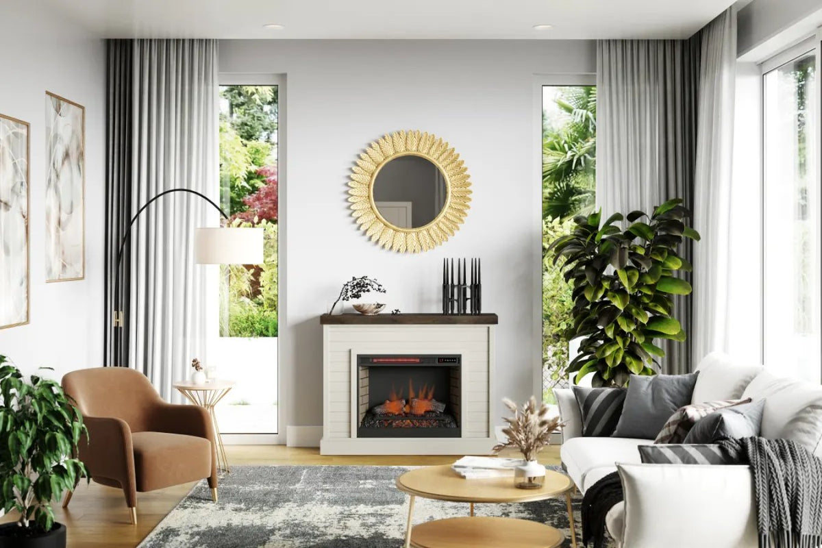 Washington White Fireplace Mantel