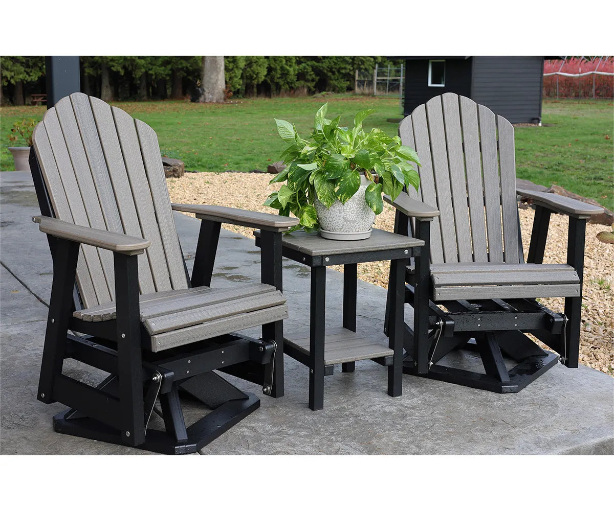 Columbia Coastal Gray Swivel Glider