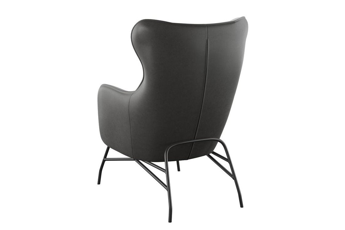 Franky Black Accent Chair