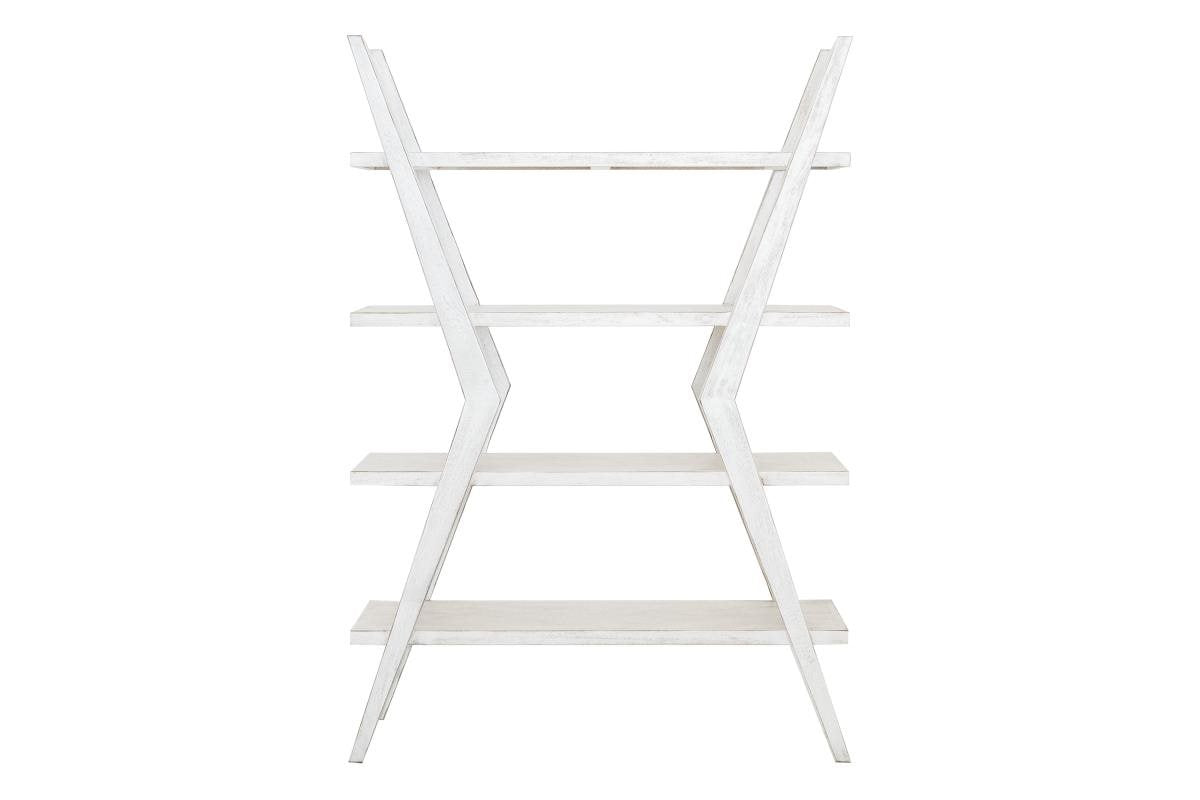 Moka X-Shaped Etagere Bookcase