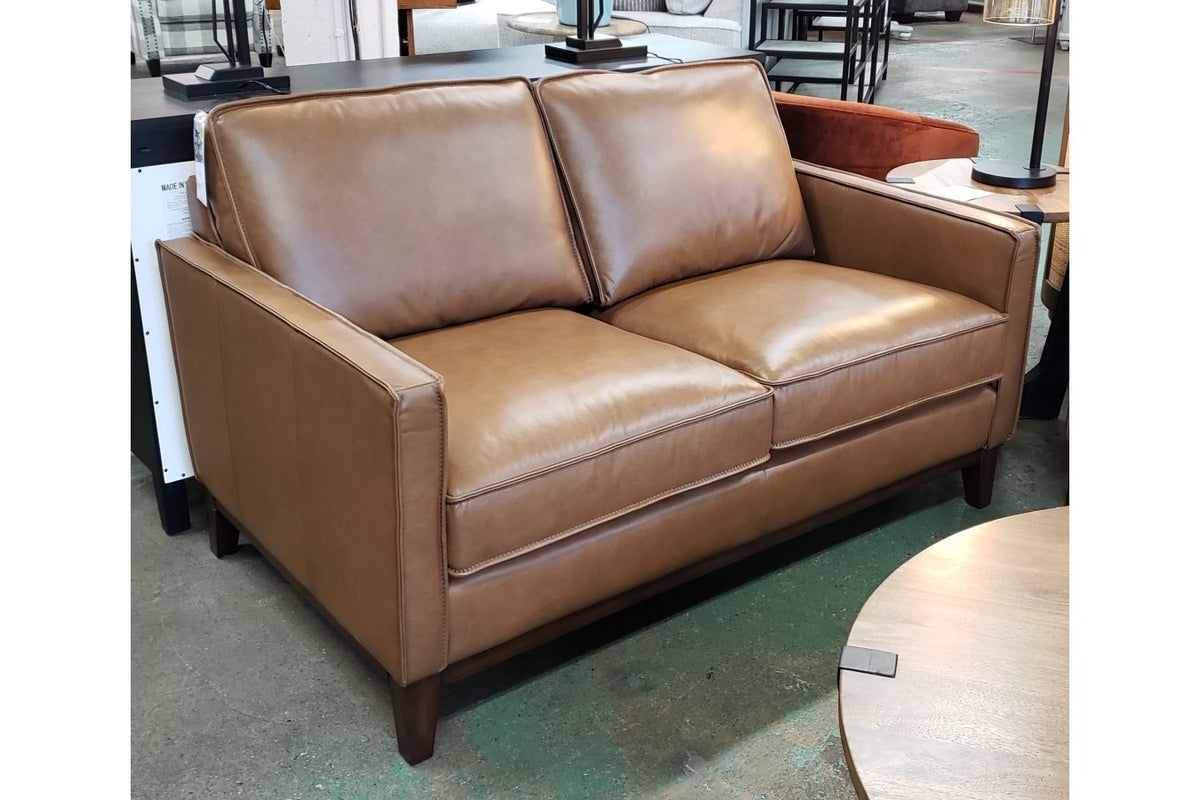Weston Leather Loveseat