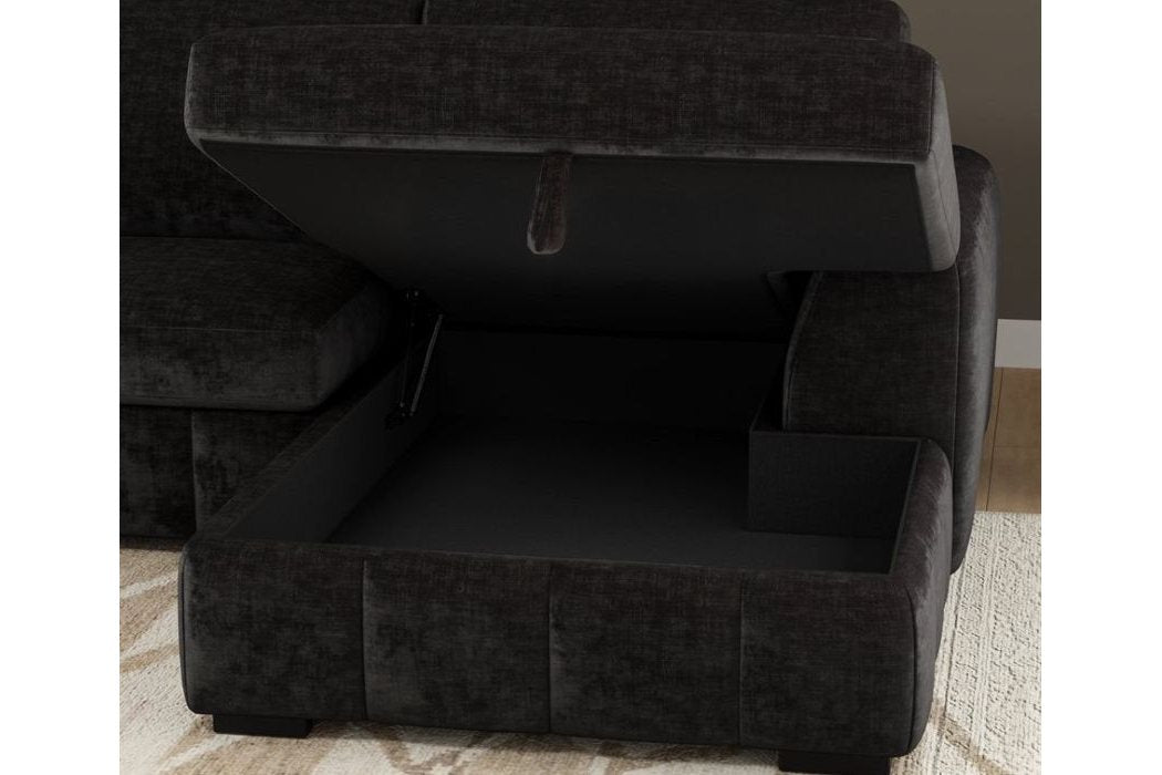 Ritchie 2Pc Sectional - Black