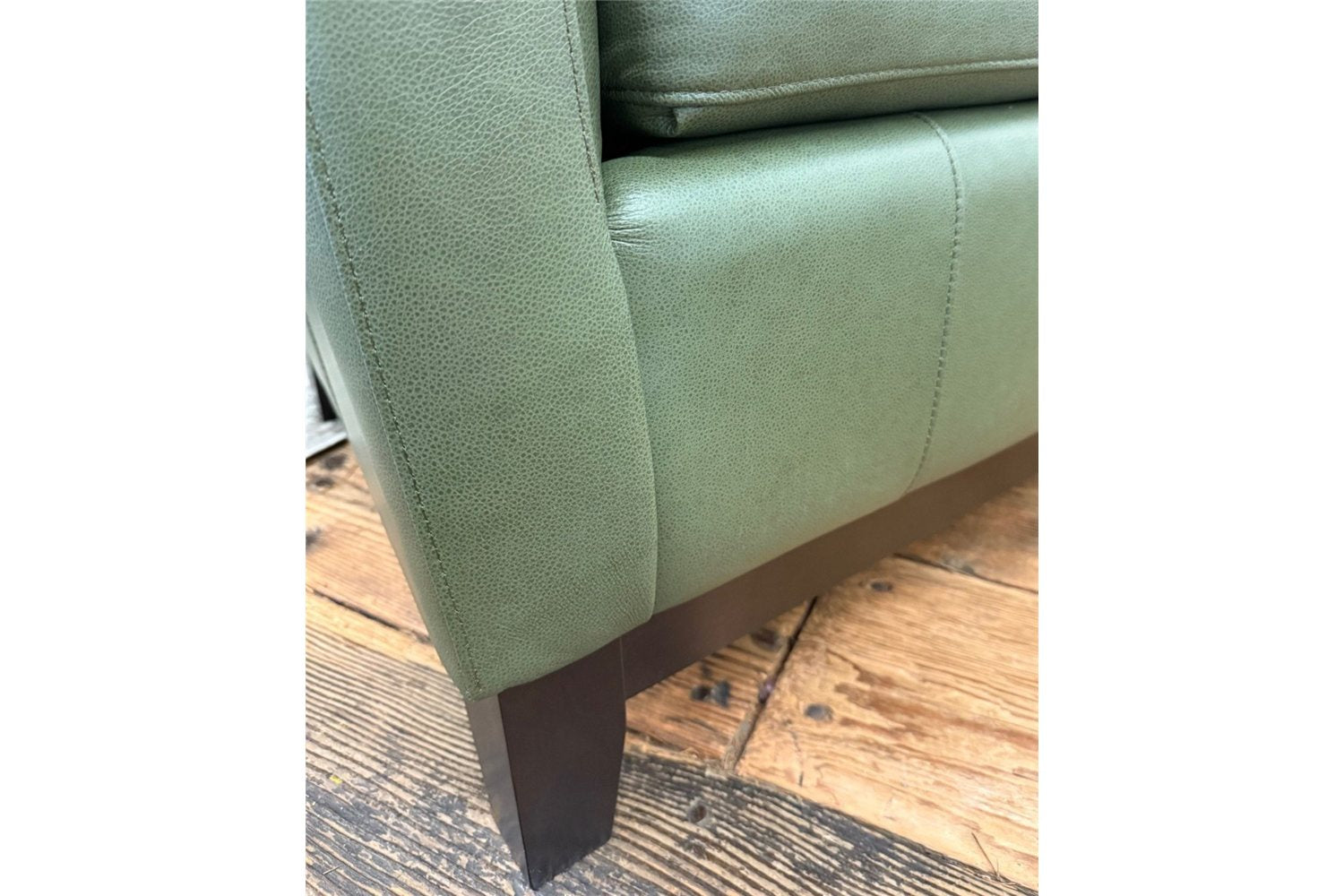 Mariko Leather Club Chair - Boreal Forest