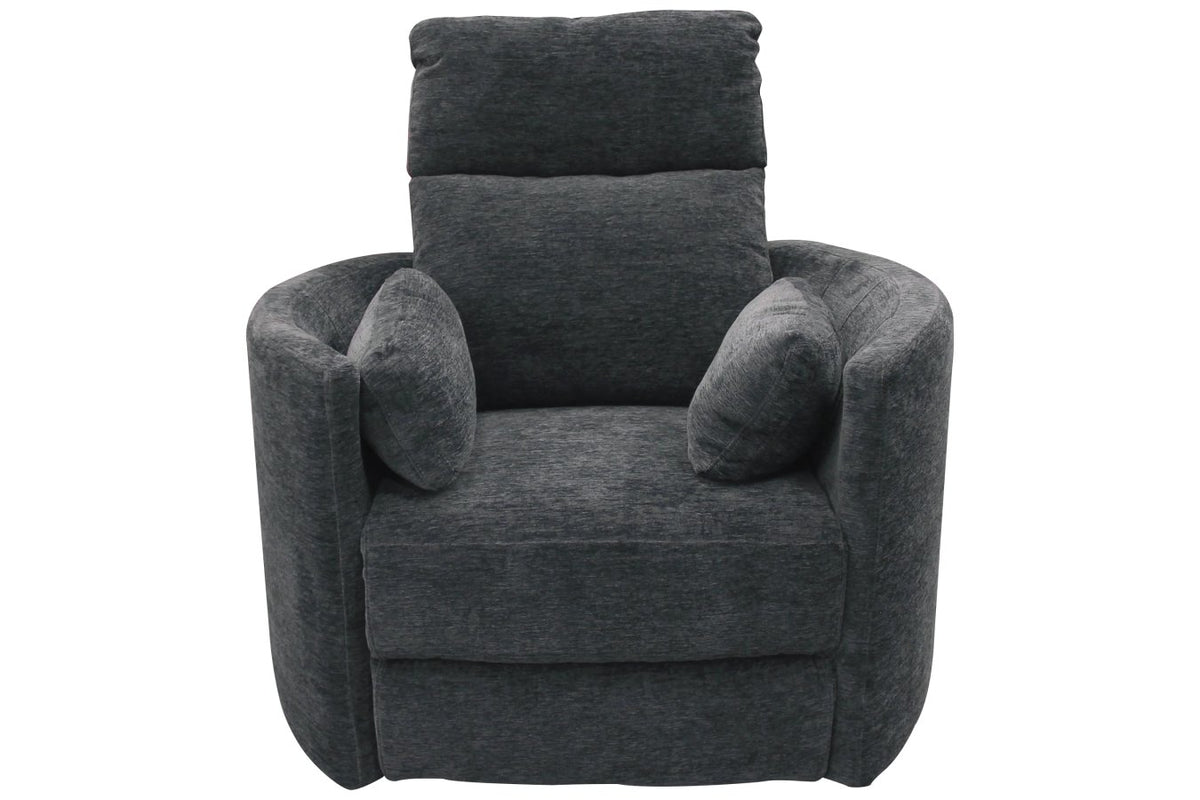 Radius Chenille Power Swivel Glider Recliner