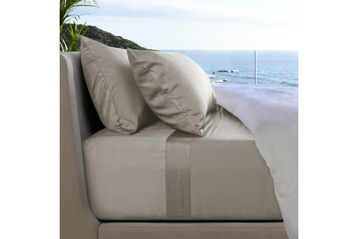 Cariloha Resort Harbor Gray Bamboo Sheet Set