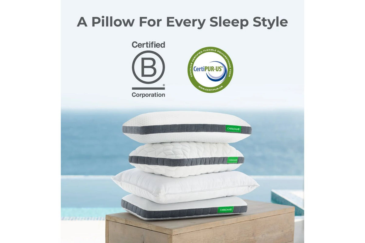 Cariloha Flex Adjustable Bamboo Charcoal Pillow