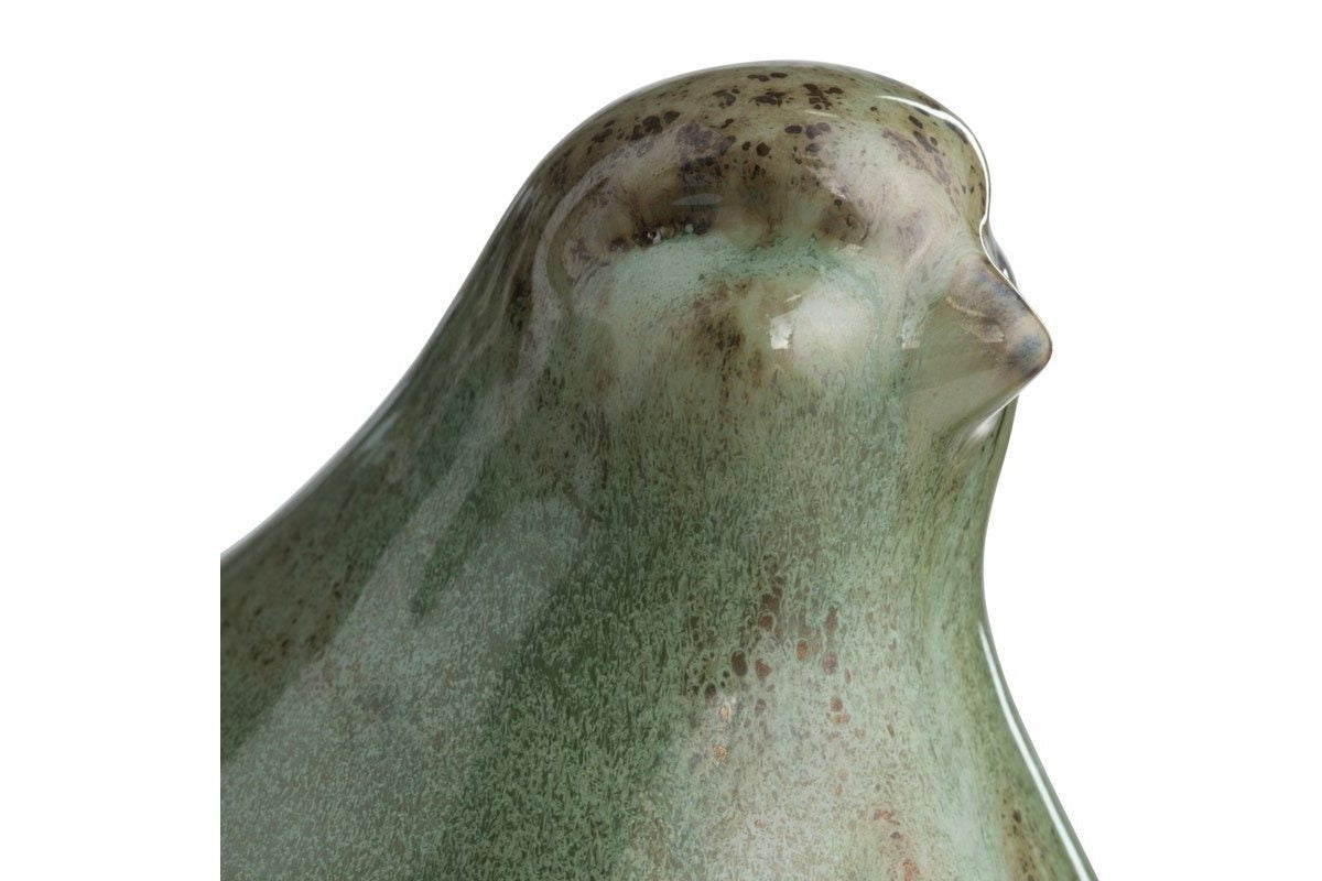 Green Partridge Statues (Set of 3)