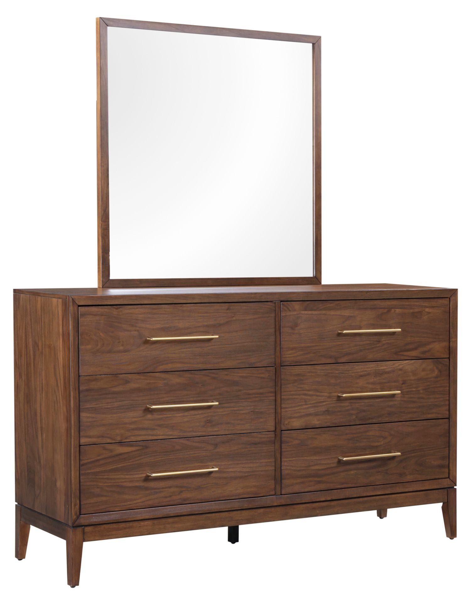 Jasper Modern Walnut Dresser