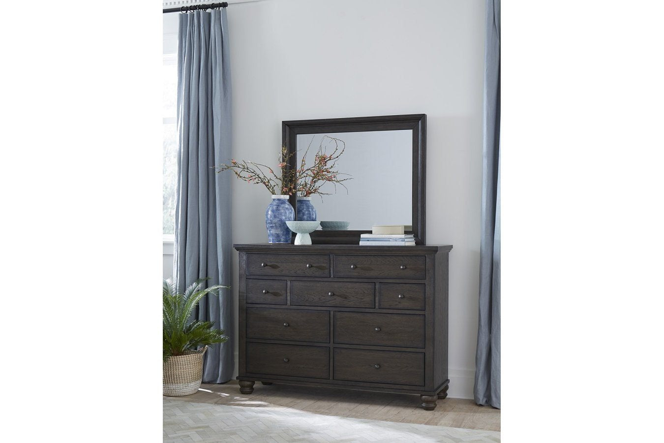 Cambridge Cracked Pepper Mirror