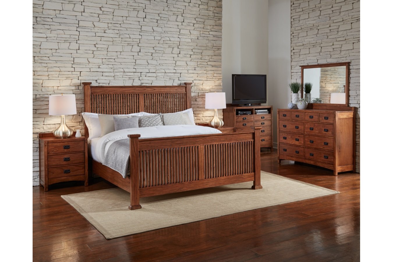 Mission Hill Slat Bed