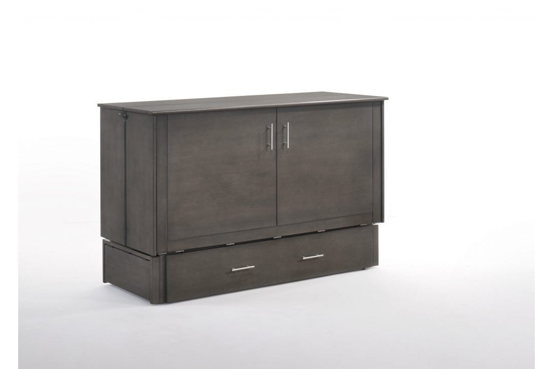 Sagebrush Stonewash Murphy Bed with Mattress