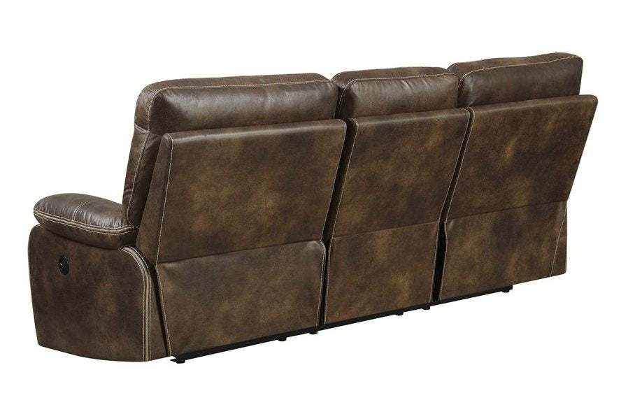 Jessie James Brown Power Reclining Sofa