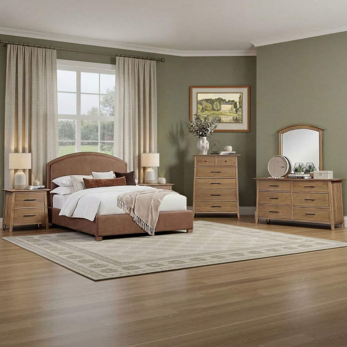 Jackson Golden Oak 6 Drawer Chest