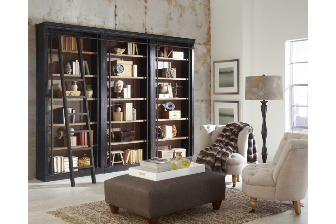 Toulouse Aged Ebony 94" Tall Bookcase