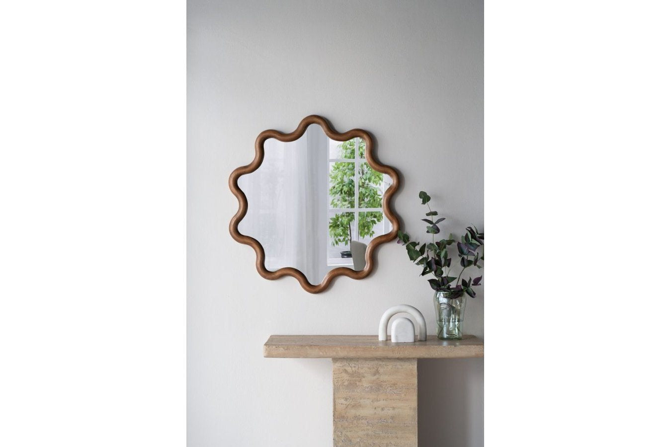 Unique Wooden Wall Mirror
