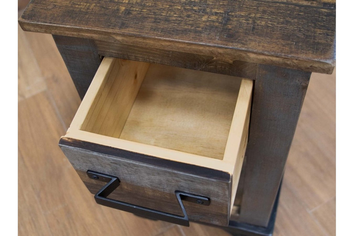 Loft Brown Chairside Table