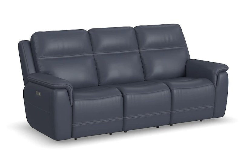 Sawyer Marine Blue Power Reclining Sofa