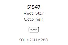 515 Stanton Storage Ottoman - Polar Dark Grey