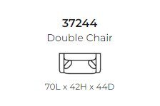372 Stanton Double Chair - Domain Iron
