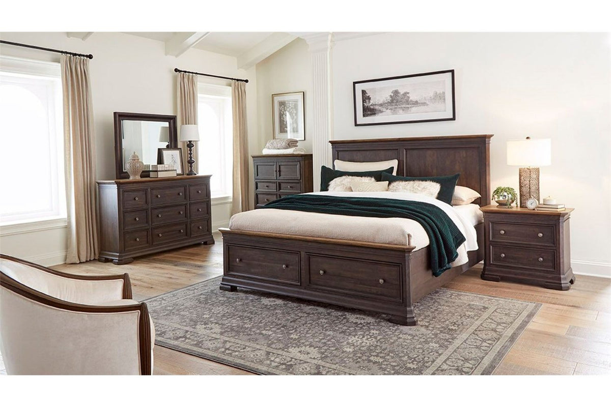 Grand Louie 2 Drawer Nightstand