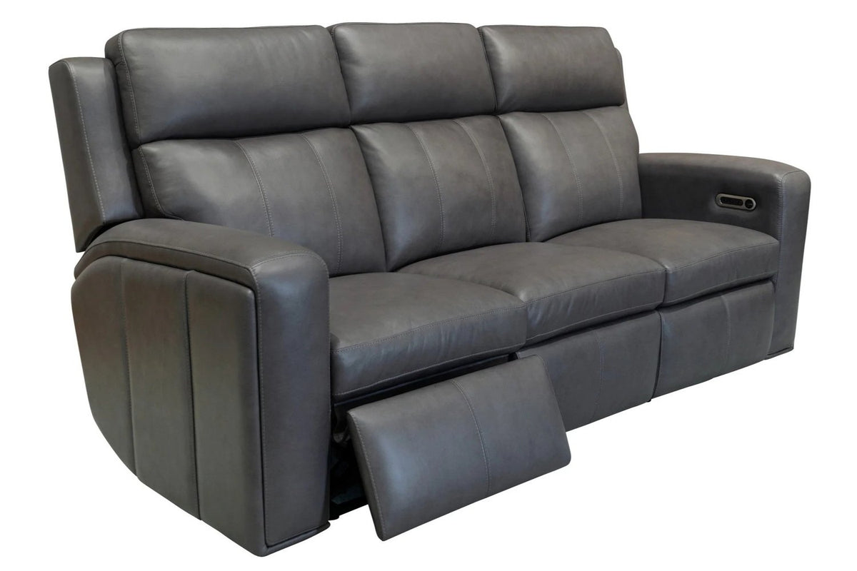Wyatt Gunmetal Power Reclining Sofa